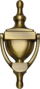 Urn Knocker 6Inch Antique Brass